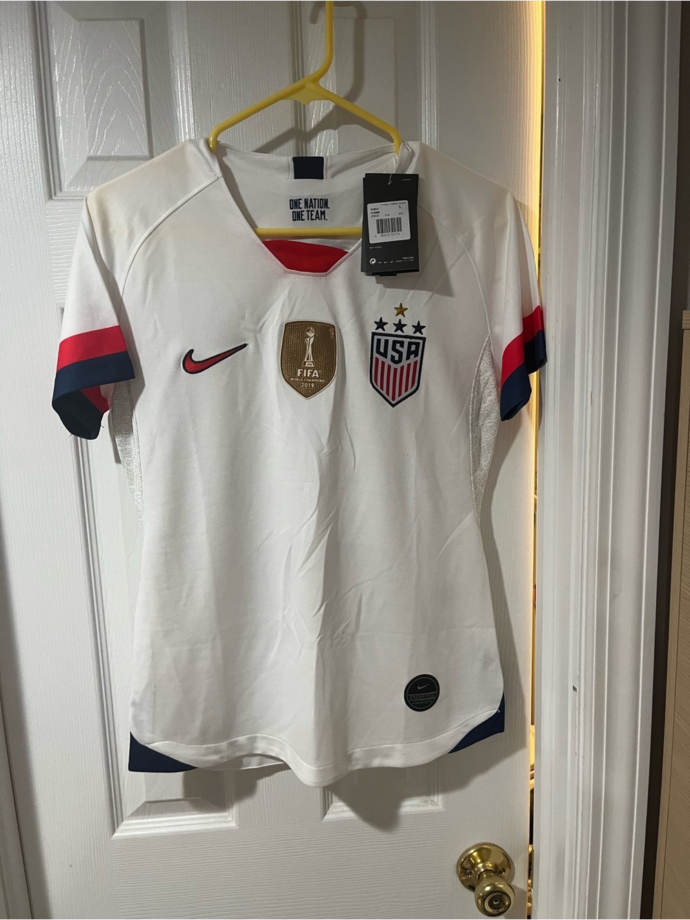 Nike USWNT White Soccer Jersey NWT
